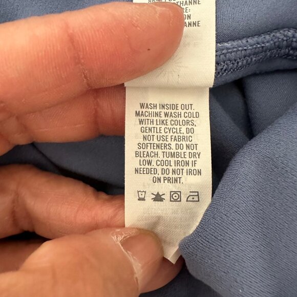 Aerie Offline Floral Print Activewear Mini Skort Blue Lightweight Sz M - Picture 8 of 8